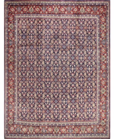 Bb Rugs One Of A Kind Mahal 9'8" X 12'8" Area Rug In Navy