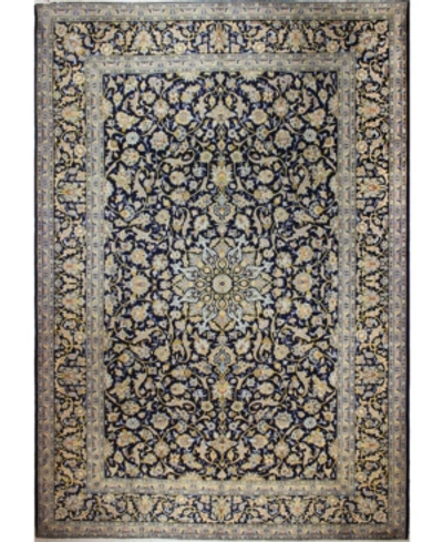Bb Rugs One Of A Kind Kashan 9'10" X 13'6" Area Rug In Navy