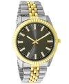 INC INTERNATIONAL CONCEPTS INC MEN'S TWO-TONE BRACELET WATCH 40MM, CREATED FOR MACY'S