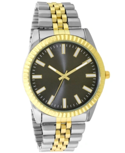 Inc International Concepts Inc Men's Two-tone Bracelet Watch 40mm, Created For Macy's In Two Tone