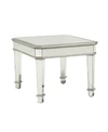 COASTER HOME FURNISHINGS HAMDEN SQUARE MIRRORED END TABLE
