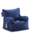 Furniture Big Joe Bea Dorm Bean Bag Chair In Blue