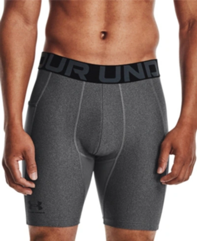 Under Armour Short De Compression Heatgear® Pour Homme Carbon Heather In Carbon Heather/black