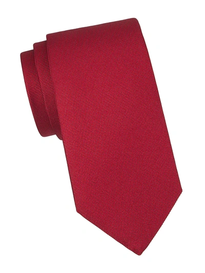 Eton Solid Tie In Pink Red