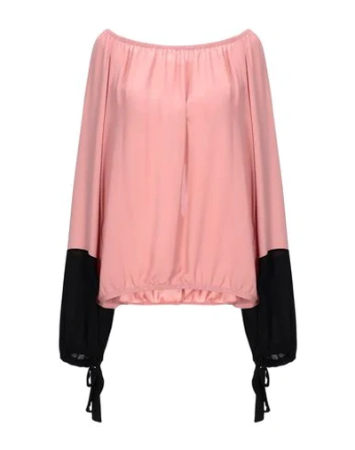 Rue•8isquit Blouses In Pastel Pink