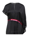 Manila Grace Blouses In Black