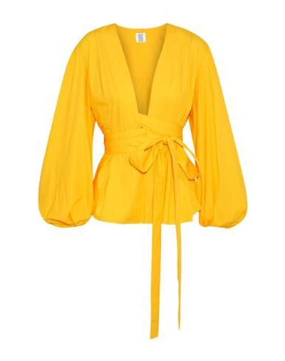 Rosie Assoulin Blouses In Yellow