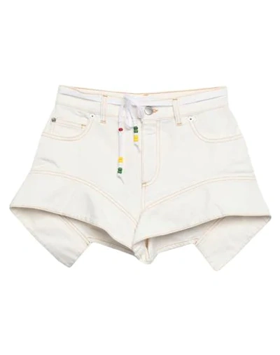 Jw Anderson Denim Shorts In White