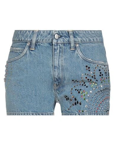 Golden Goose Denim Shorts In Blue