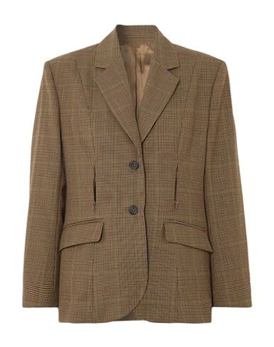 Wright Le Chapelain Suit Jackets In Beige