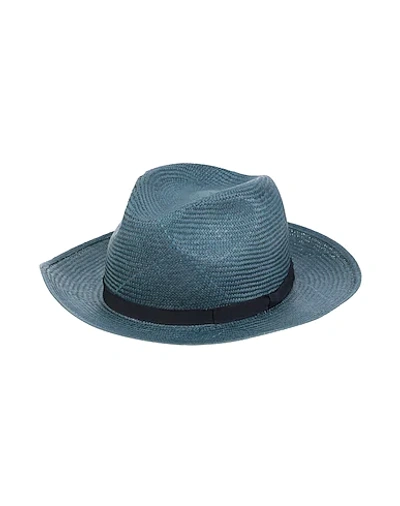 Giorgio Armani Hats In Blue