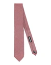 Dsquared2 Ties In Pastel Pink