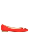 Fabio Rusconi Ballet Flats In Red