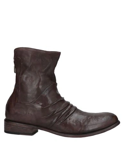 Le Ruemarcel Ankle Boots In Brown