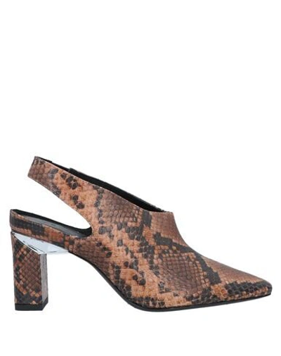 Vic Matie Pumps In Brown