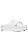 Jil Sander Sandals In Ivory