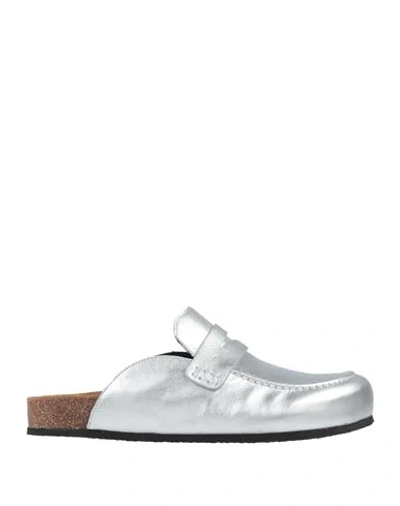 Jw Anderson Mules & Clogs In Silver