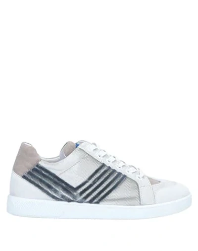 Giorgio Armani Sneakers In Light Grey