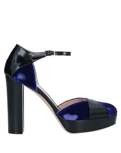 Giorgio Armani Pumps In Bright Blue