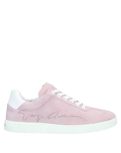 Giorgio Armani Sneakers In Pink