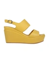 Cafènoir Sandals In Yellow
