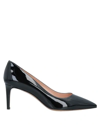 Bally Woman Pumps Black Size 7 Calfskin