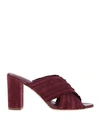 Tod's Sandals In Red