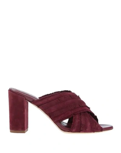 Tod's Sandals In Red