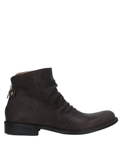 Fiorentini + Baker Ankle Boots In Dark Brown