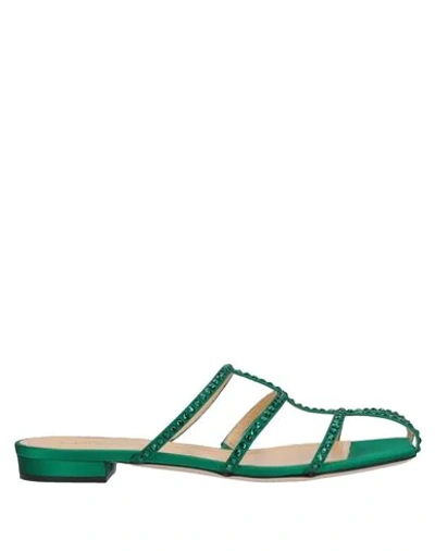 Giannico Sandals In Green