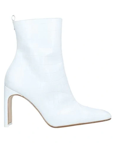 Miista Ankle Boots In White