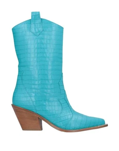 Aldo Castagna Ankle Boots In Blue
