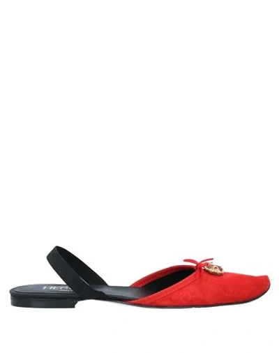Hego's Ballet Flats In Red