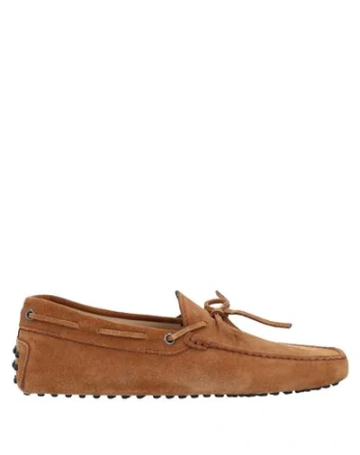 TOD'S TOD'S MAN LOAFERS RUST SIZE 9 LEATHER