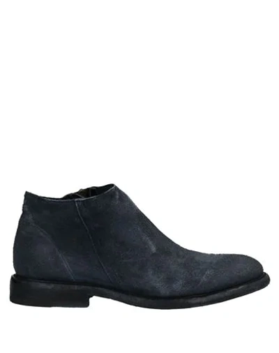 Fiorentini + Baker Ankle Boots In Slate Blue