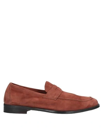 Alexander Trend Loafers In Rust