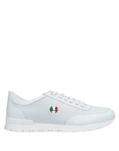 A.testoni Sneakers In White