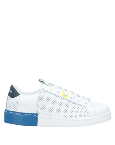 Grey Daniele Alessandrini Sneakers In White