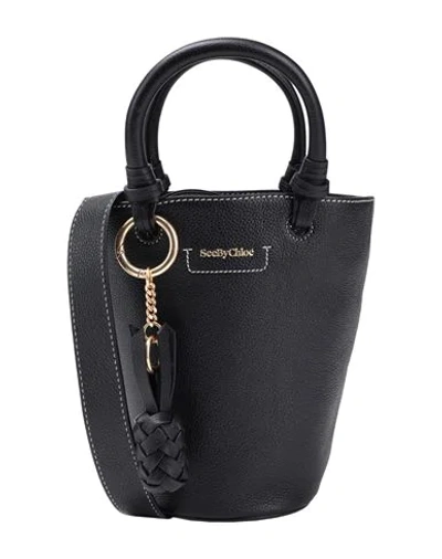 See By Chloé Cecilya Small Tote Bag Woman Handbag Black Size - Bovine Leather