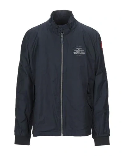 Aeronautica Militare Jackets In Dark Blue