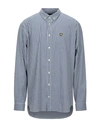 Lyle & Scott Shirts In Slate Blue