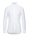 Xacus Solid Color Shirt In White