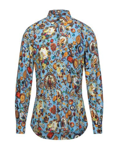 Dolce & Gabbana Shirts In Blue