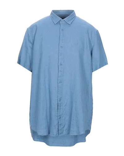 Armani Exchange Shirts In Blue