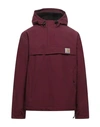 Carhartt Jackets In Garnet