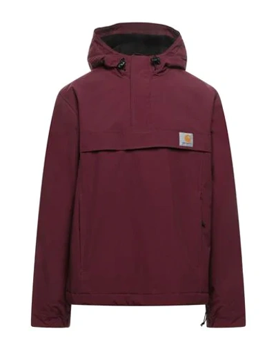 Carhartt Jackets In Garnet