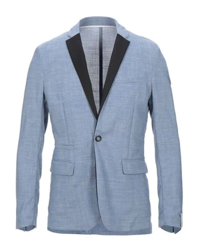Paolo Pecora Suit Jackets In Blue