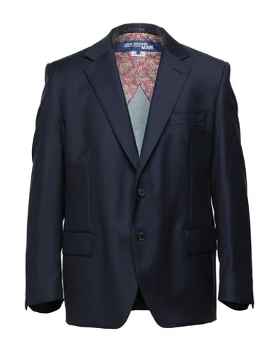 Junya Watanabe Gieves & Hawkes Wool Serge Blazer In Dark Blue