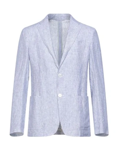 Ermenegildo Zegna Suit Jackets In Blue