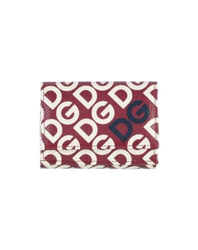 Dolce & Gabbana Document Holders In Maroon